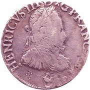 Teston - Henry III 1st type obverse image
