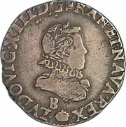 ½ Franc - Louis XIII obverse image