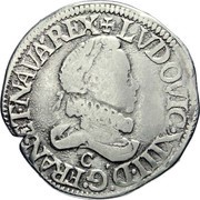 ½ Franc - Louis XIII obverse image