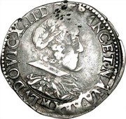½ Franc - Louis XIII obverse image
