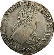 ½ Franc - Louis XIII obverse image