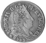 10 Sols with four crowns - Louis XIV obverse image