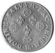 10 Sols with four crowns - Louis XIV, France, 1702-1707 reverse image
