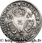 ⅒ Ecu with three crowns - Louis XIV, France, 1709-1715 reverse image