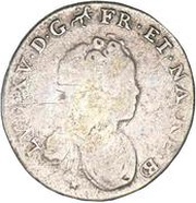 ⅒ Ecu - Louis XV obverse image
