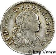 ⅒ Ecu of France-Navarre - Louis XV obverse image