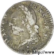 ⅒ème d'écu de Béarn à la Vieille Tête - Louis XV obverse image