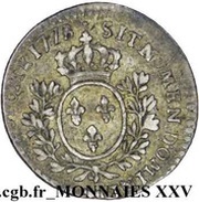 ⅒ème d'écu de Béarn à la Vieille Tête - Louis XV, France, 1773 reverse image