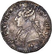 ⅒ Ecu - Louis XVI obverse image