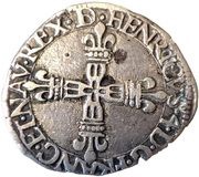 ⅛ Ecu of Bearn - Henry IV obverse image