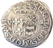 ⅛ Ecu of Bearn - Henry IV, France, 1589-1610 reverse image