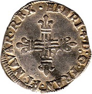 ⅛ Ecu of Navarre - Henry IV obverse image