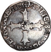 ⅛ Ecu - Henry IV Foliated cross obverse image