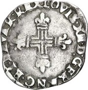 ⅛ Écu - Louis XIII Navarre obverse image