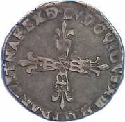 ⅛ Écu - Louis XIII Béarn obverse image