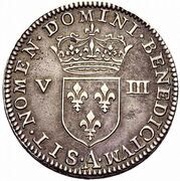 ⅛ Écu - Louis XIII Piéfort, France, 1618 reverse image