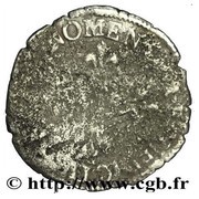 ⅛ Écu à la croix fleurdelisée, titulature du coté de l'écu - Louis XIII, France, 1642-1643 reverse image