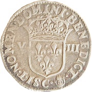 ⅛ Écu au marteau - Louis XIII obverse image