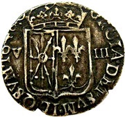 ⅛ Ecu of Navarre - Louis XIV, France, 1648-1650 reverse image