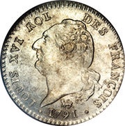 15 Sols - Louis XVI "FRANÇOIS" obverse image