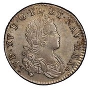 ⅙ Ecu - Louis XV obverse image