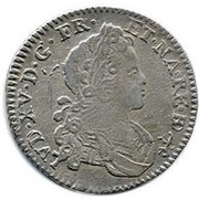 ⅙ Ecu - Louis XV Navarre, France, XX-S obverse image