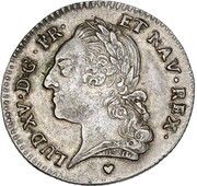 ⅕ Ecu - Louis XV obverse image