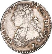 ⅕ Ecu - Louis XVI obverse image