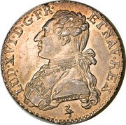 ⅕ Ecu - Louis XVI obverse image