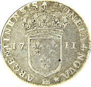 22 Sols - Louis XIV, France, 1710-1712 reverse image