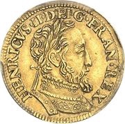 ½ Henri d'or - Henry II obverse image
