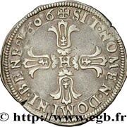 ¼ d'écu - Henri IV - 7e type obverse image