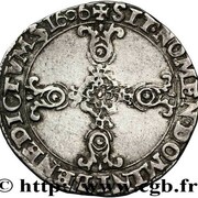 ¼ d'écu - Henri IV - 3e type obverse image