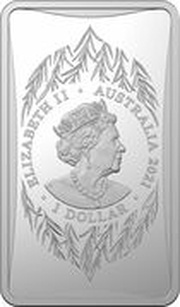 1 Dollar - Elizabeth II 6th Portrait - Year of the Ox; Silver Bullion Bar obverse image