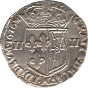¼ Écu - Louis XIII Navarre, France, 1610-1632 reverse image