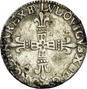 ¼ Écu - Louis XIII Béarn obverse image