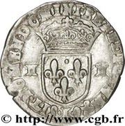 ¼ Écu - Louis XIII, France, 1611-1615 reverse image