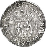 ¼ Écu - Louis XIII obverse image