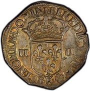 ¼ Ecu - Louis XIV Type 1, France, 1643-1649 reverse image