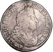 ¼ Ecu of Dauphiné with insignia - Louis XIV obverse image