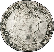 ¼ Ecu with three crowns - Louis XIV obverse image