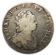 ¼ écu "vertugadin" - Louis XV obverse image