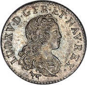 ¼ Ecu - Louis XV obverse image