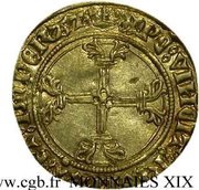 ½ Écu d'Or - Charles VII reverse image