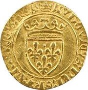 ½ écu d'or à la couronne - Louis XI obverse image