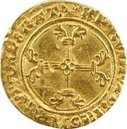 ½ écu d'or à la couronne - Louis XI reverse image