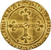 ½ écu d'or au soleil - Louis XI reverse image