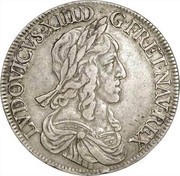 ½ Écu - Louis XIII 2nd portrait obverse image
