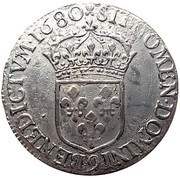 ½ Ecu with cravat - Louis XIV 1st type, France, 1674-1686 reverse image
