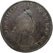 Ecu of Flanders with insignia - Louis XIV round shield obverse image